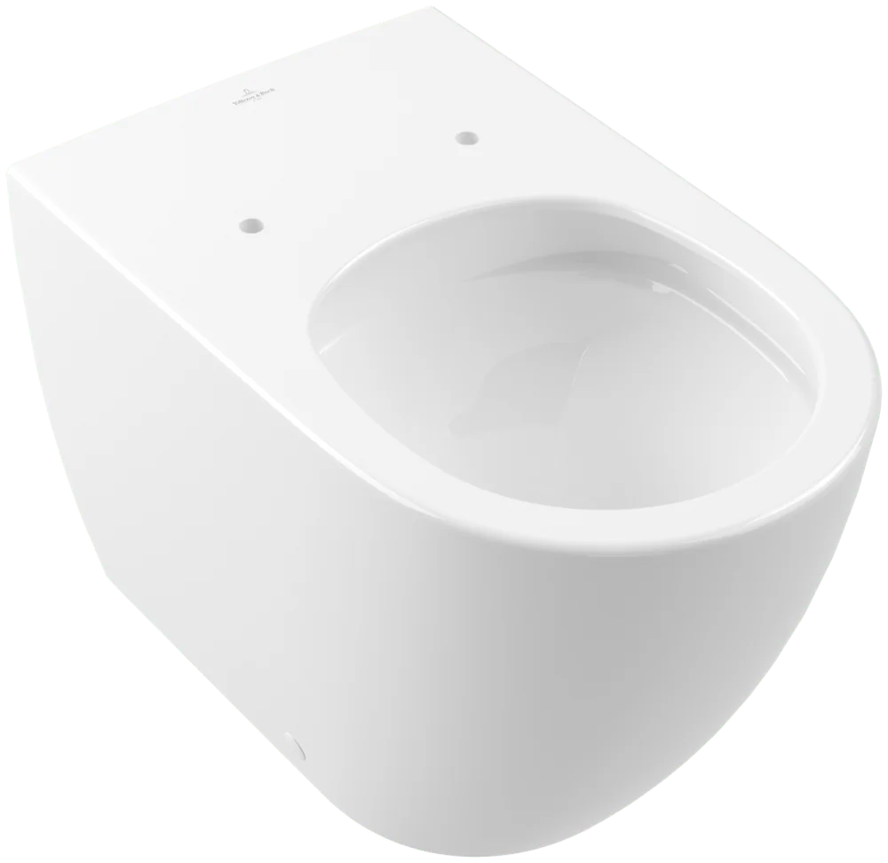 Villeroy & Boch Subway 3.0 Tiefspül-WC spülrandlos, oval, weiß Alpin AntiBac CeramicPlus, 400 x 370 x 595 mm