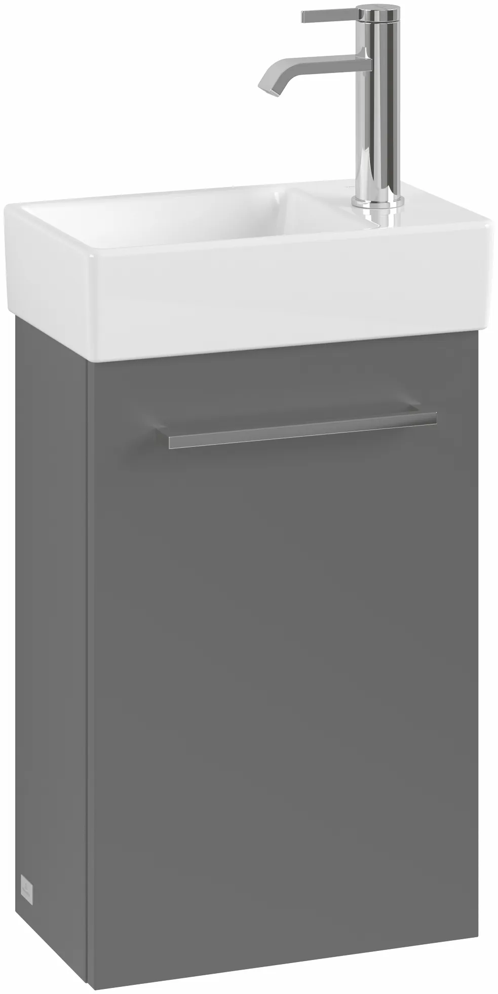 Villeroy & Boch Waschtischunterschrank mit Tür „Avento“ für Schrankwaschtisch 340 × 514 × 202 mm Graphite, Anschlag rechts, Soft Closing, 1 Tür Villeroy & Boch Waschtischunterschrank mit Tür „Avento“ für Schrankwaschtisch 340 × 514 × 202 mm Graphite, Anschlag rechts, Soft Closing, 1 Tür