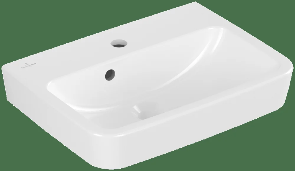 Villeroy & Boch O.novo Handwaschbecken 500x370mm Eckig Weiß Alpin Villeroy & Boch O.novo Handwaschbecken 500x370mm Eckig Weiß Alpin