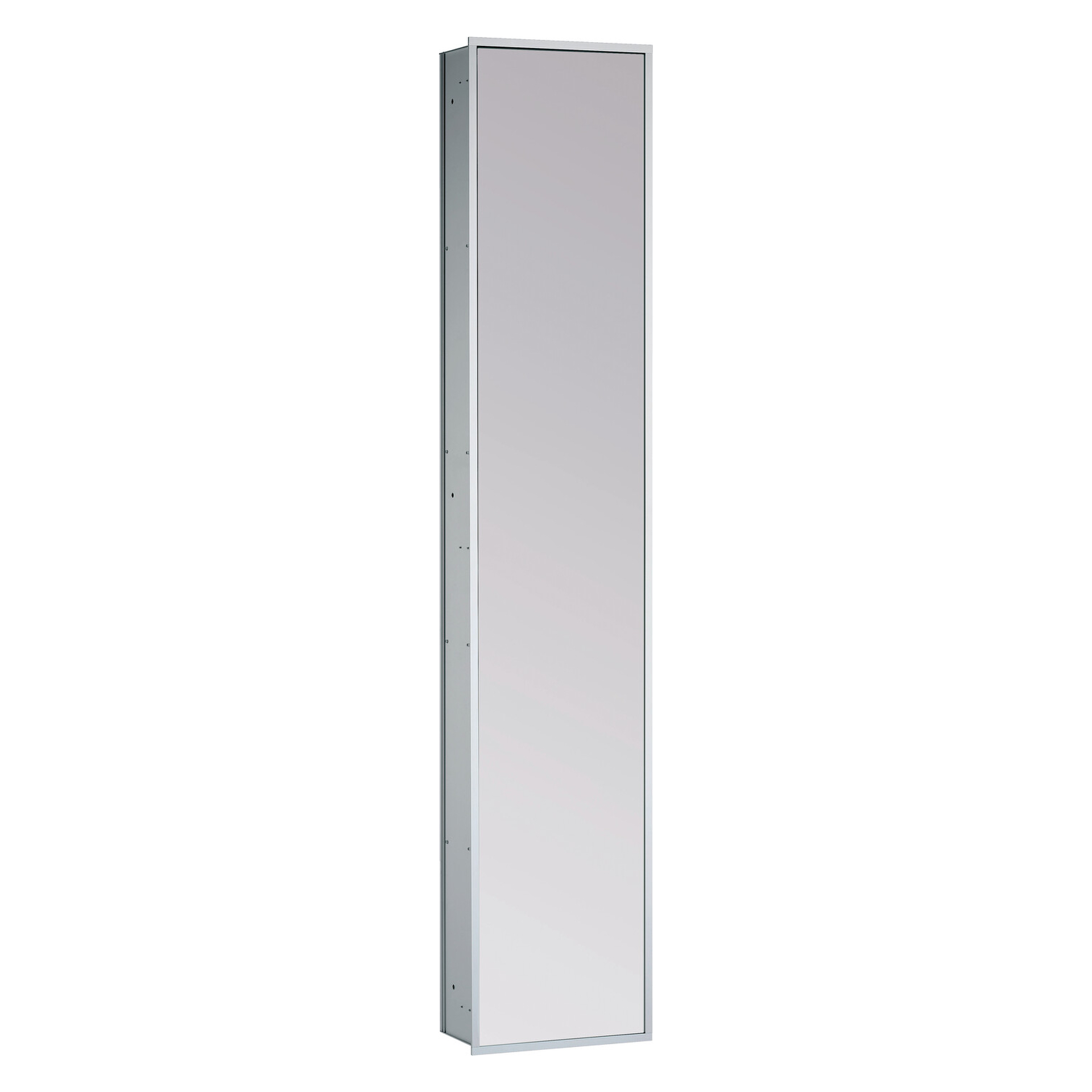 emco Schrank-Modul „asis module 300“ 31,4 × 158,4 × 15,3 cm in aluminium (silber, matt) / Spiegel