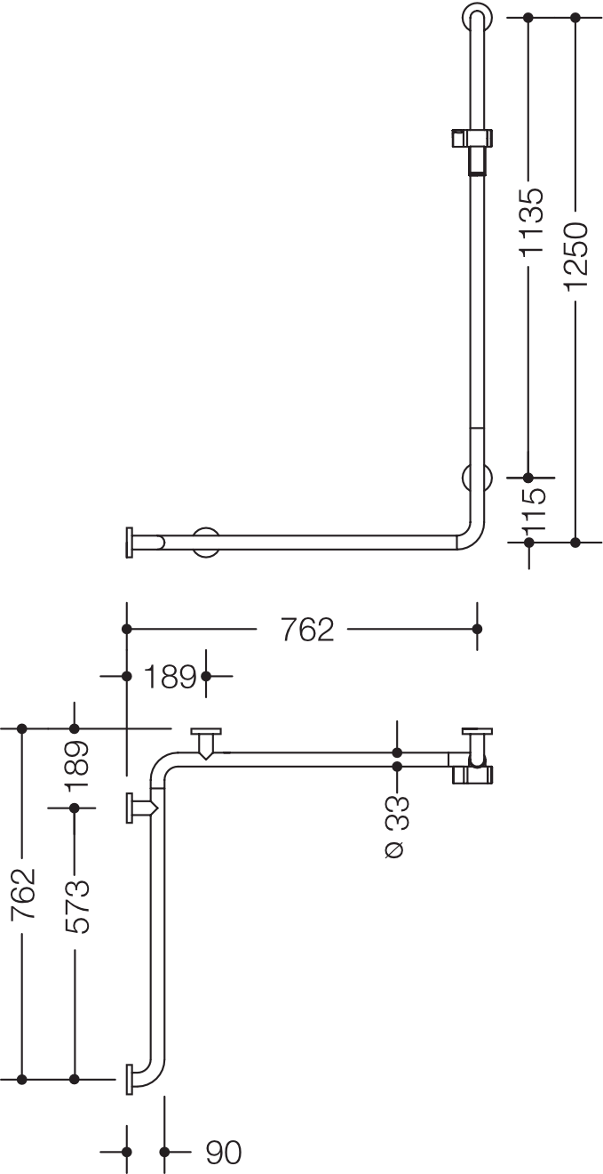 HEWI Haltegriff „Serie 805“