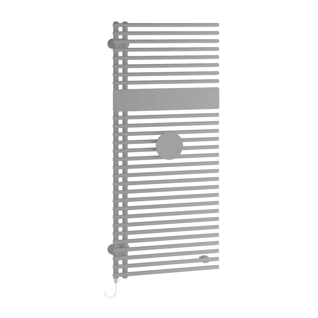 Kermi Design-Elektroheizkörper „Credo® Half® round -E“ 45 × 140 cm in glanzsilber Metallic Kermi Design-Elektroheizkörper „Credo® Half® round -E“ 45 × 140 cm in glanzsilber Metallic