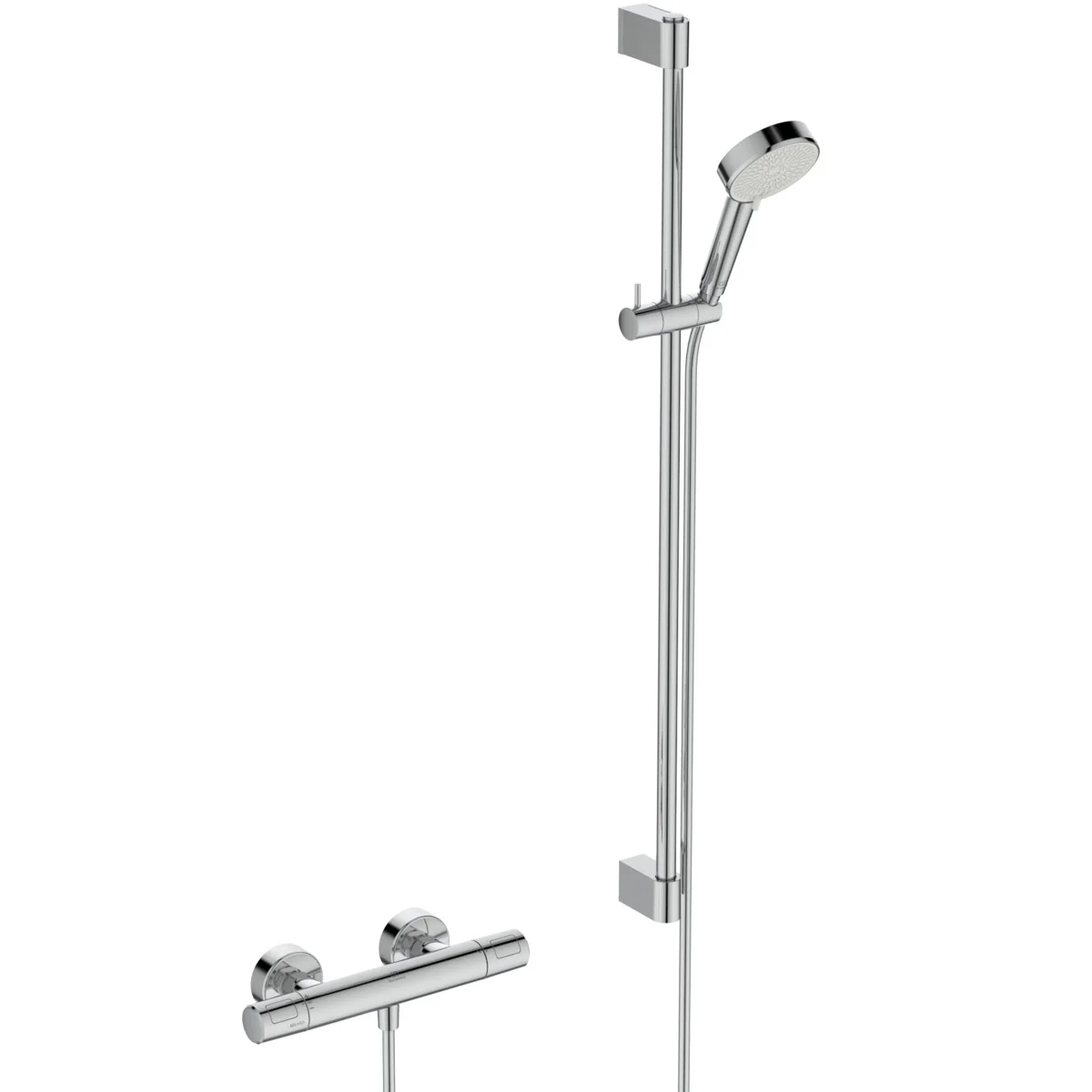 Ideal Standard Brausegarnitur Ceratherm T25 mit 90 cm Brausestange in Chrom
