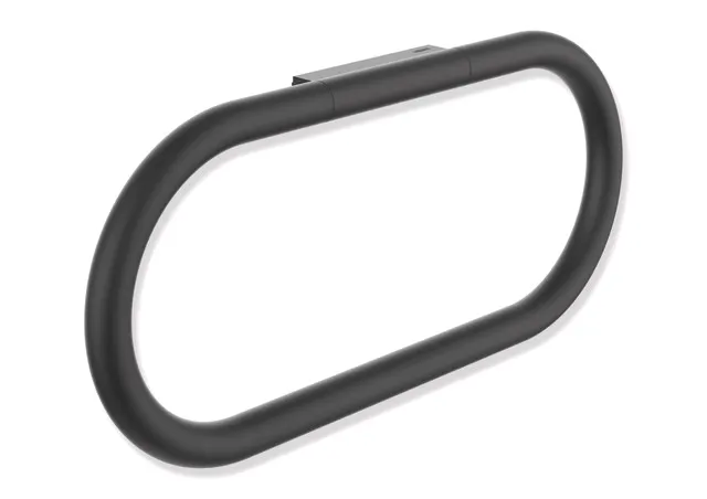 HEWI Handtuchhalter „Serie 480“, Befestigung verdeckt, 1-armig in Schwarz tiefmatt HEWI Handtuchhalter „Serie 480“, Befestigung verdeckt, 1-armig in Schwarz tiefmatt