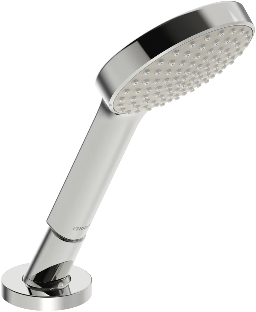 HansaACTIVEJET Handbrause Set Wannenrandsysteme HansaACTIVEJET 5324 1-strahlig 72 mm Ausladung 189 mm DN 15 Chrom HansaACTIVEJET Handbrause Set Wannenrandsysteme HansaACTIVEJET 5324 1-strahlig 72 mm Ausladung 189 mm DN 15 Chrom