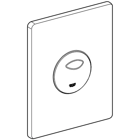 WC-Betätigung Skate 38862, 2-Mengen- und Start & Stopp-Betätigung, 156 x 197 mm, senkrechte und waagerechte Montage WC-Betätigung Skate 38862, 2-Mengen- und Start & Stopp-Betätigung, 156 x 197 mm, senkrechte und waagerechte Montage