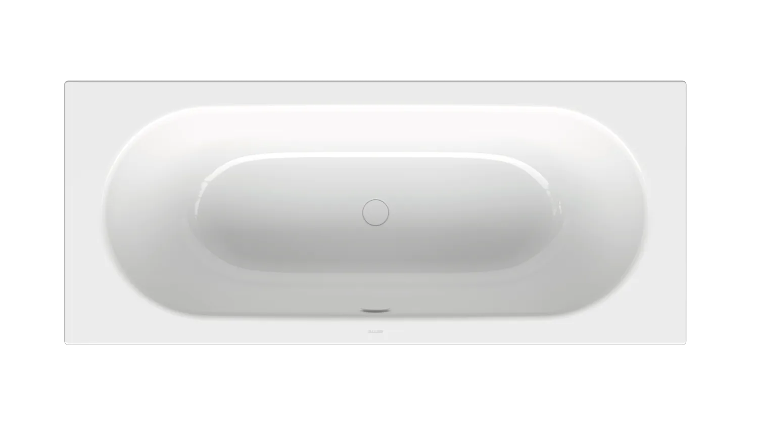 BetteStarlet Badewanne, 1650x700 mm, weiß, glasierter Titan-Stahl, 2-Sitzer, Einbau, Rechteck