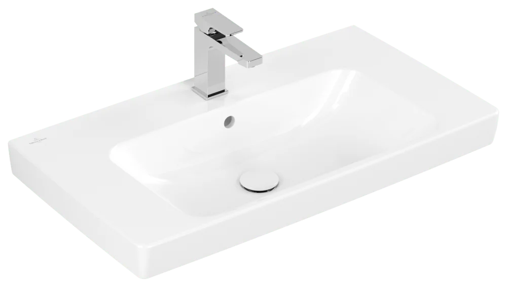 Villeroy & Boch Architectura Wandwaschbecken 4A8780 Weiße Alpin 800x445x170mm mit Überlauf Villeroy & Boch Architectura Wandwaschbecken 4A8780 Weiße Alpin 800x445x170mm mit Überlauf