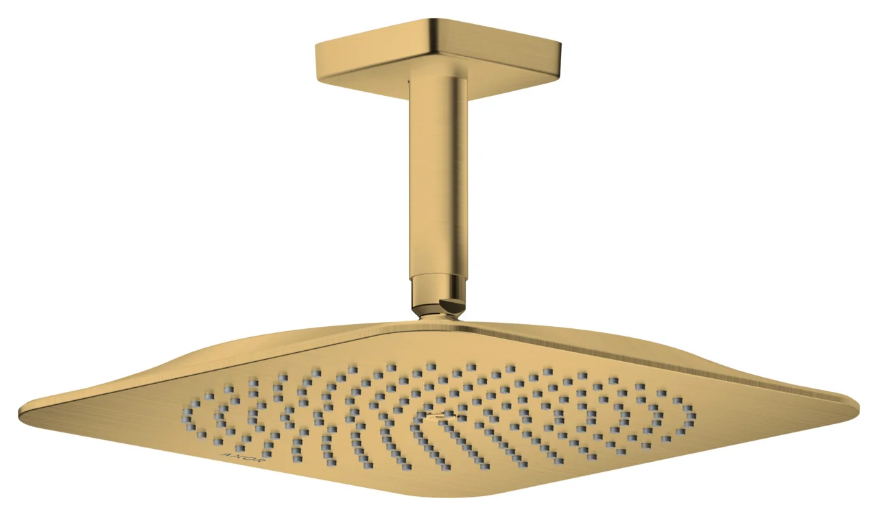 Hansgrohe AXOR Citterio C Kopfbrause 270/270 1jet EcoSmart Brushed Gold Optic Deckenanschluss G 1/2