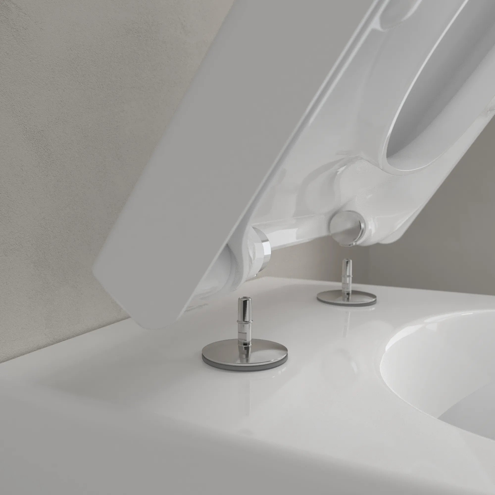 Wand-Tiefspül-WC DirectFlush „Subway 2.0“ 37 × 36,5 × 56 cm in Weiß Alpin, ohne Spülrand, Abgang waagerecht