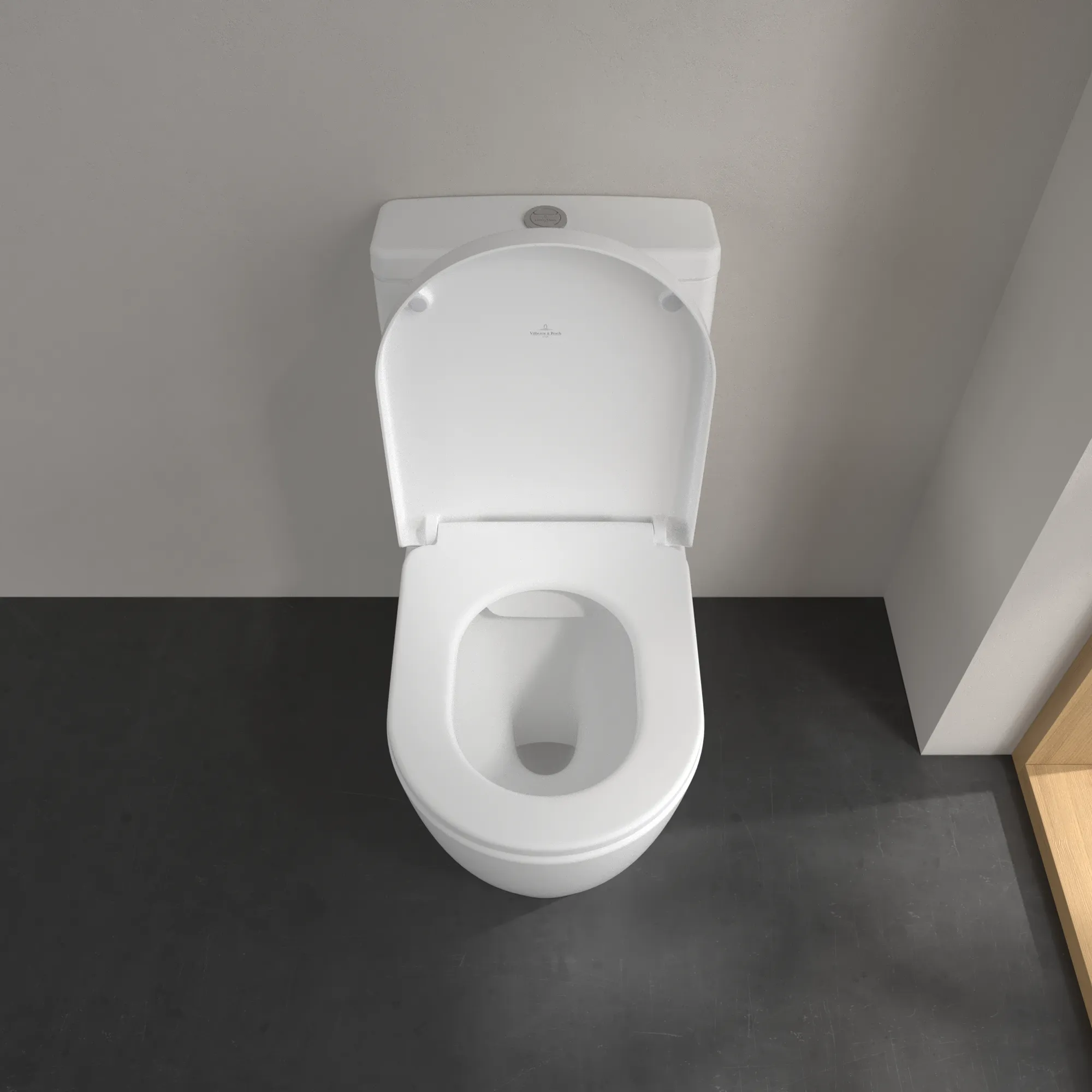Villeroy & Boch Avento Tiefspül-WC spülrandlos 370x640mm Oval bodenstehend Abgang waagerecht Villeroy & Boch Avento Tiefspül-WC spülrandlos 370x640mm Oval bodenstehend Abgang waagerecht