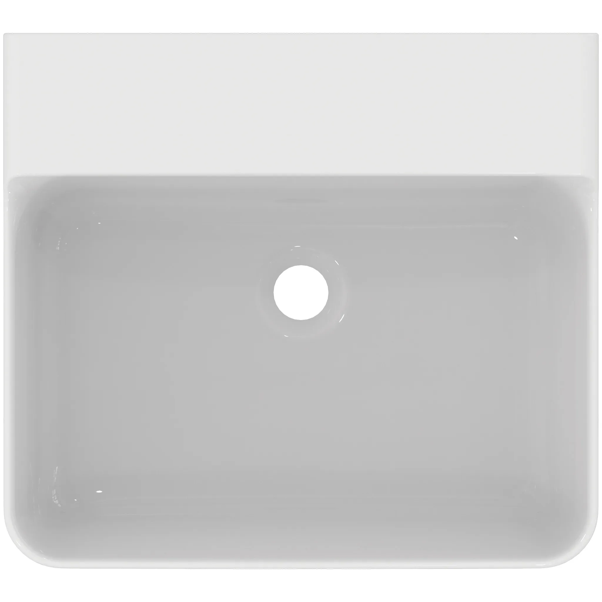 Waschbecken „Conca“ 50 × 45 × 14,5 cm in Weiß