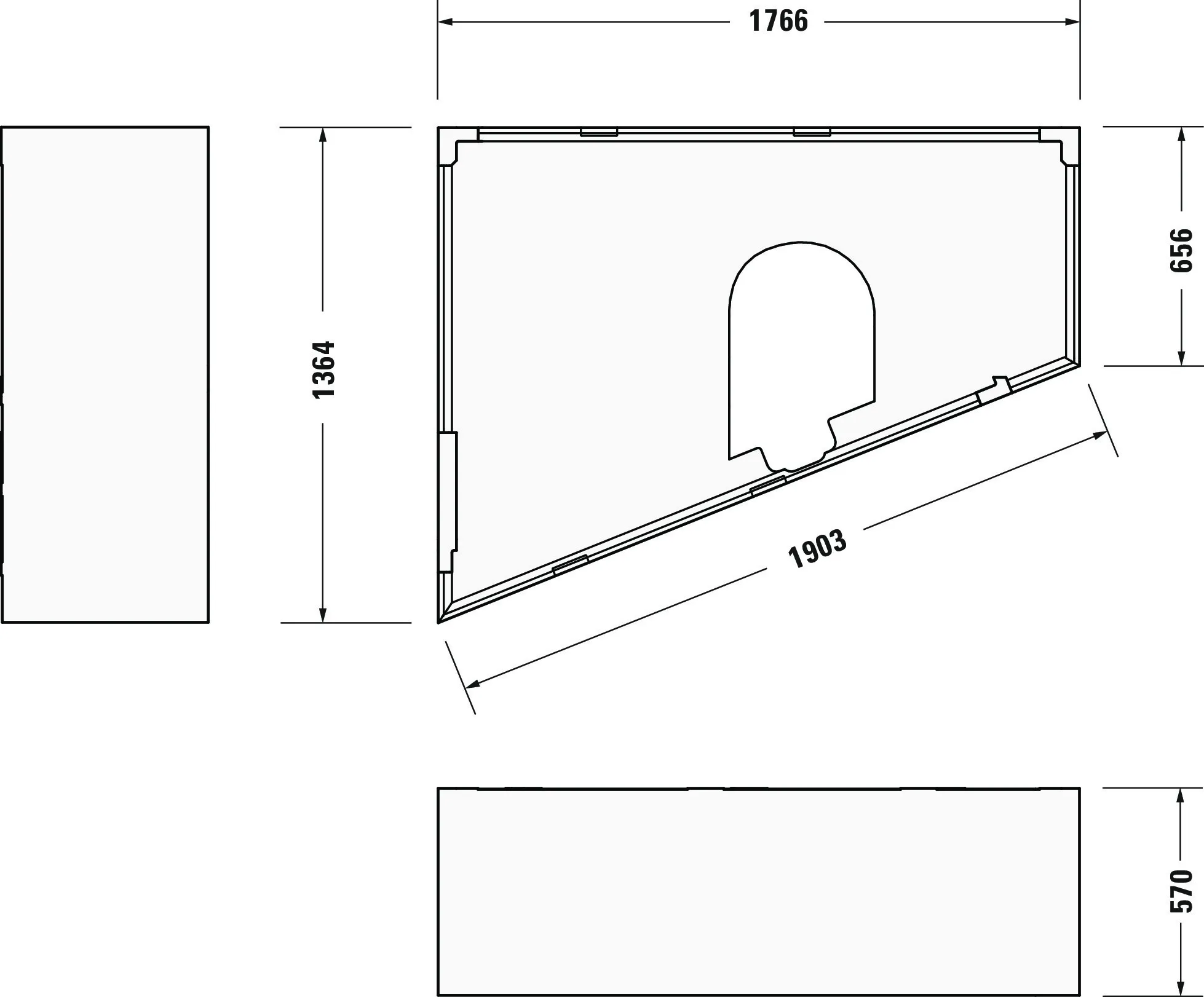 Badewannenträger für Paiova 700216