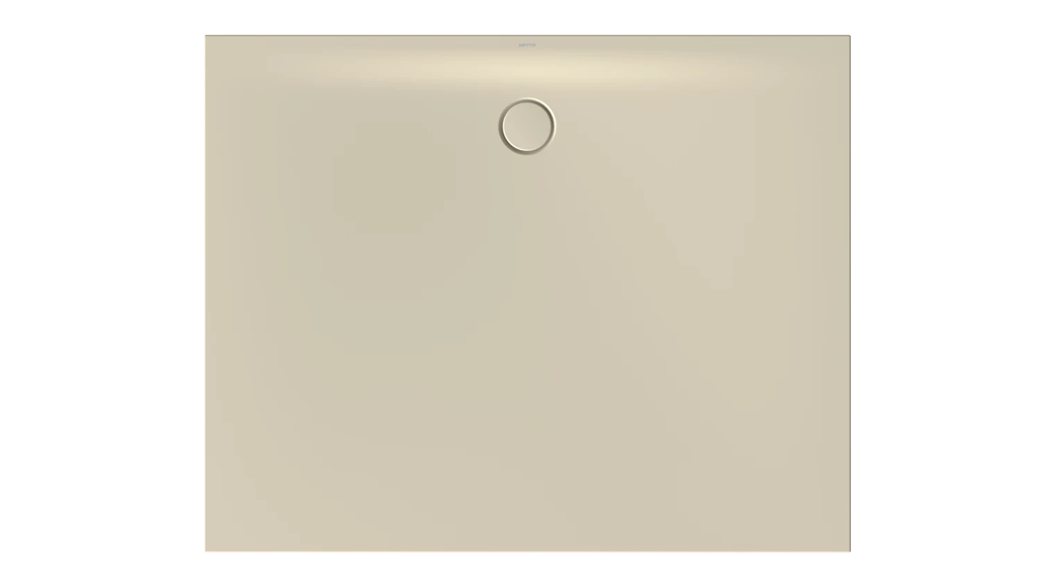 Bette rechteck Duschwanne „BetteFloor Side“ 1500 × 1200 mm ohne Oberflächenbeschichtung, mit BetteGlasur Plus, ohne Wannenträger, in Beige