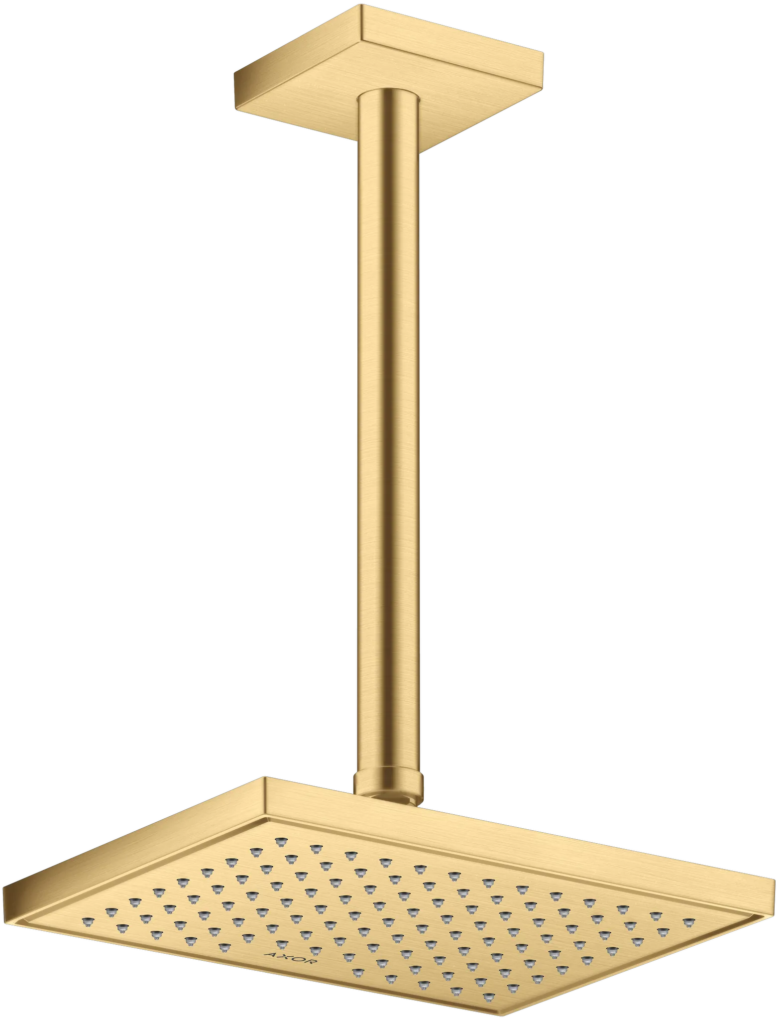 Hansgrohe AXOR ShowerSolutions Kopfbrause 245⁄185 1jet EcoSmart+ Brushed Gold Optic Hansgrohe AXOR ShowerSolutions Kopfbrause 245⁄185 1jet EcoSmart+ Brushed Gold Optic