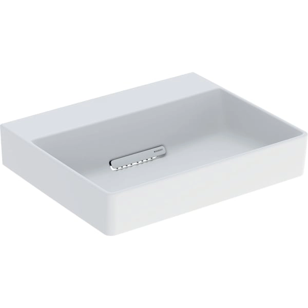 Aufsatzwaschtisch „One“ mit horizontalem Ablauf, rechteckig 50 × 41 cm Aufsatzwaschtisch „One“ mit horizontalem Ablauf, rechteckig 50 × 41 cm