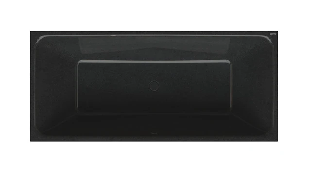 Bette Badewanne „BetteLoft Ornament“ freistehend rechteck 181 × 81 cm in Midnight