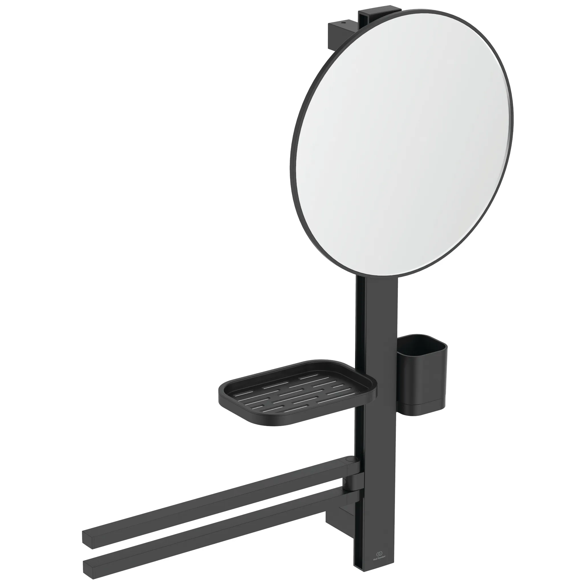 Beauty Bar Accessoires-Kombination Alu+ M700 mit Spiegel Durchmesser 320mm Rose Beauty Bar Accessoires-Kombination Alu+ M700 mit Spiegel Durchmesser 320mm Rose