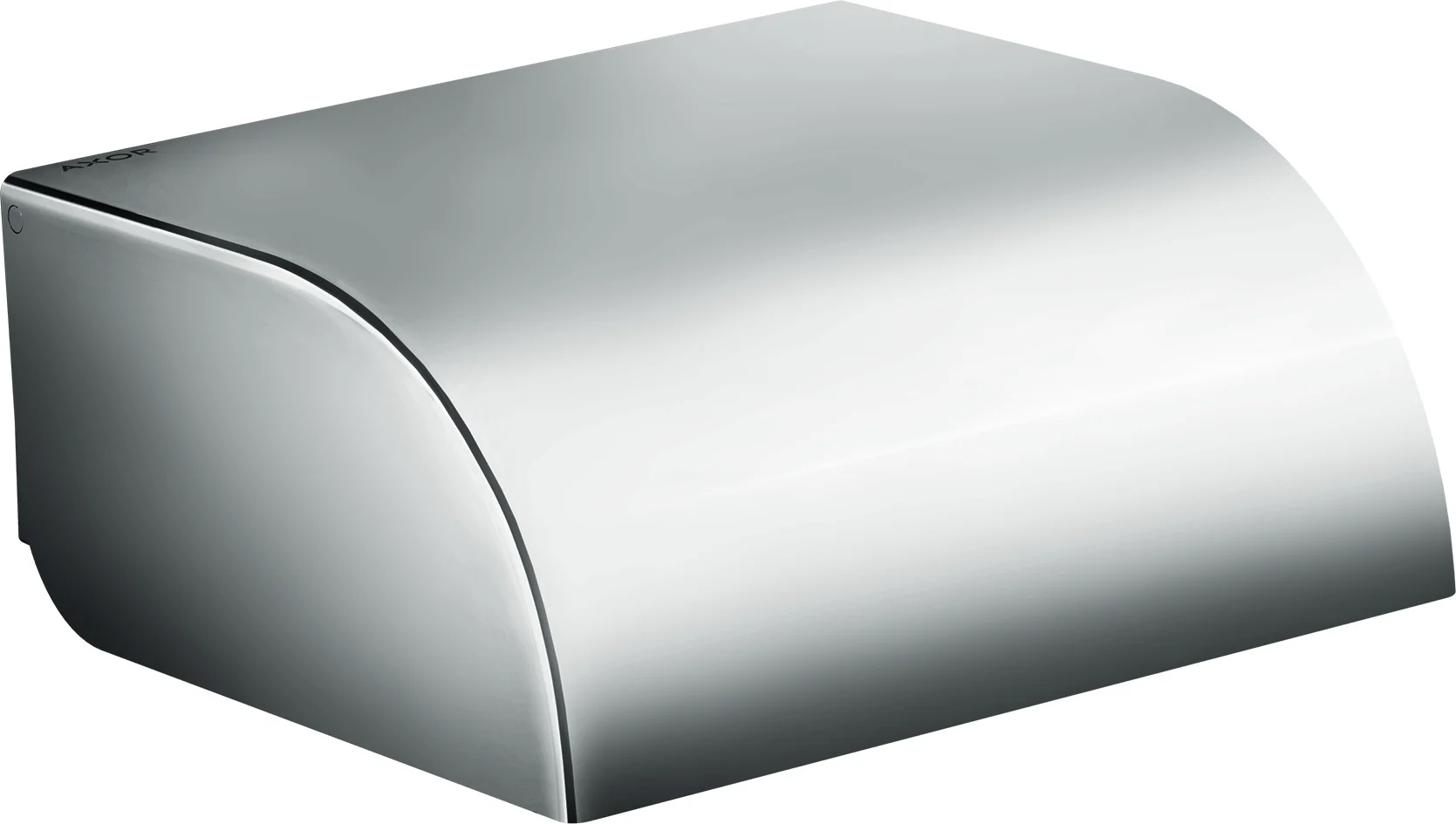 Hansgrohe AXOR Universal Circular Toilettenpapierhalter mit Deckel, Chrom, Wandmontage, Metall, verdeckte Befestigung Hansgrohe AXOR Universal Circular Toilettenpapierhalter mit Deckel, Chrom, Wandmontage, Metall, verdeckte Befestigung