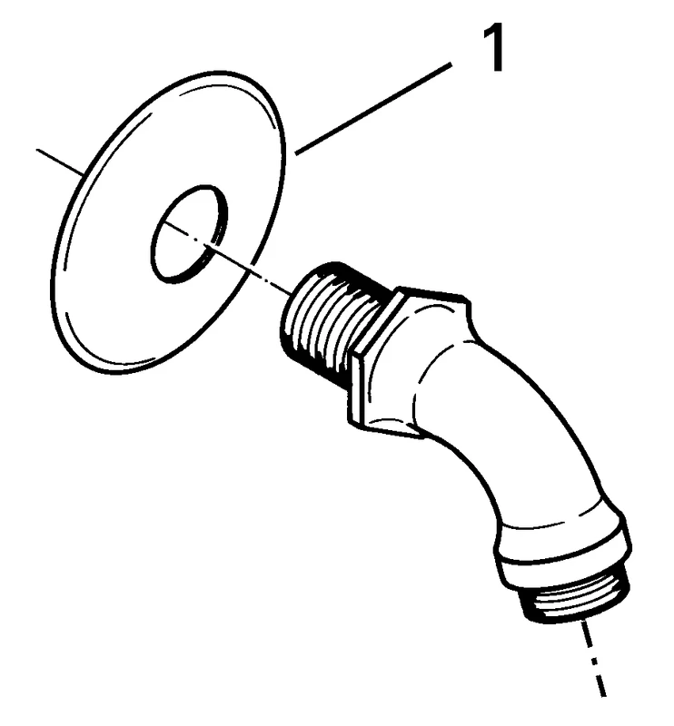 Grohe Relexa Brausearm 28429, 55 mm, chrom Grohe Relexa Brausearm 28429, 55 mm, chrom