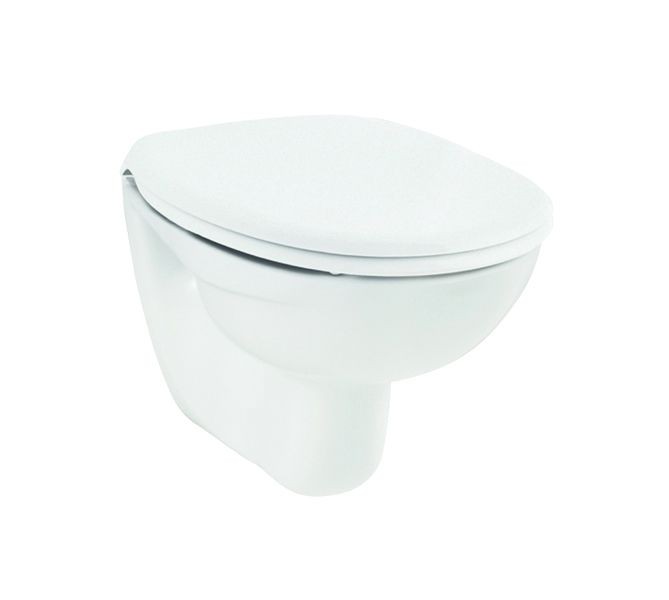 Set Tiefspül-WC mit Element TeceBase und Betätigungsplatte inklusive WC-Sitz Ausladung 540 mm