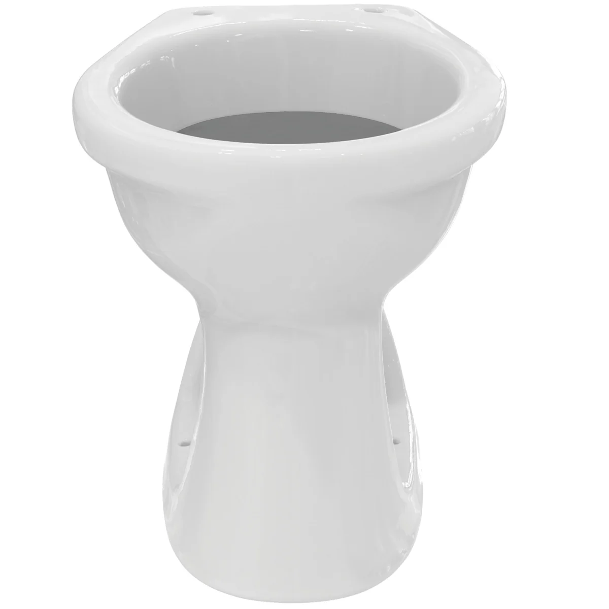 Ideal Standard Eurovit Standflachspül-WC, vertikaler Ablauf, weiß