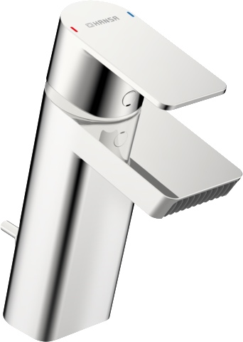 HA Einhebelmischer Waschtischbatterie HANSASTELA 5709 Ablaufgarnitur mit Zugstange Ausladung 144mm Chrom