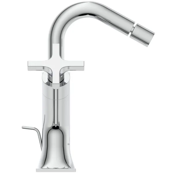 Ideal Standard Bidetarmatur Joy Neo, Ausladung 115mm, Kreuzgriffe, Chrom Ideal Standard Bidetarmatur Joy Neo, Ausladung 115mm, Kreuzgriffe, Chrom