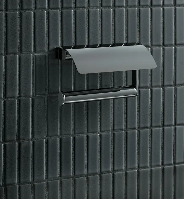 Papierrollenhalter Connect mit Deckel Chrom Papierrollenhalter Connect mit Deckel Chrom