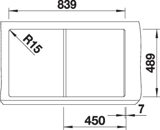 BLANCO CLASSIC Pro 45 S-IF