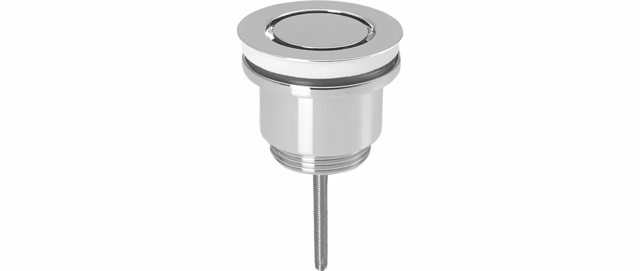 Design-Ablaufventil 1 1/4″ Messing vc mit Stopfen starr klein flach rund Design-Ablaufventil 1 1/4″ Messing vc mit Stopfen starr klein flach rund