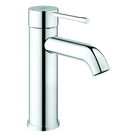 Einhand-Waschtischbatterie Essence 24179_1, S-Size, Einlochmontage, Mittelstellung kalt, glatter Körper mit Push-open Ablaufgarnitur, Professional Edition, chrom Einhand-Waschtischbatterie Essence 24179_1, S-Size, Einlochmontage, Mittelstellung kalt, glatter Körper mit Push-open Ablaufgarnitur, Professional Edition, chrom