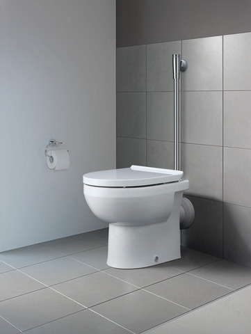 Duravit Stand-Tiefspül-WC inkl. WC-Sitz „No.1“ 51 × 38,6 × 46,5 cm, Befestigung sichtbar Duravit Stand-Tiefspül-WC inkl. WC-Sitz „No.1“ 51 × 38,6 × 46,5 cm, Befestigung sichtbar