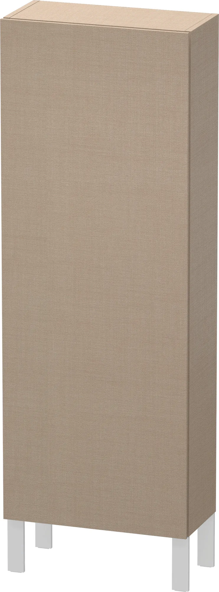 Duravit Halbhochschrank „L-Cube“ 50 × 132 × 24,3 cm Leinen