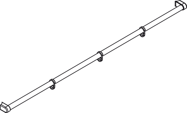 Kermi Duschdesign Stabilisierung „PEGA“ 700 mm