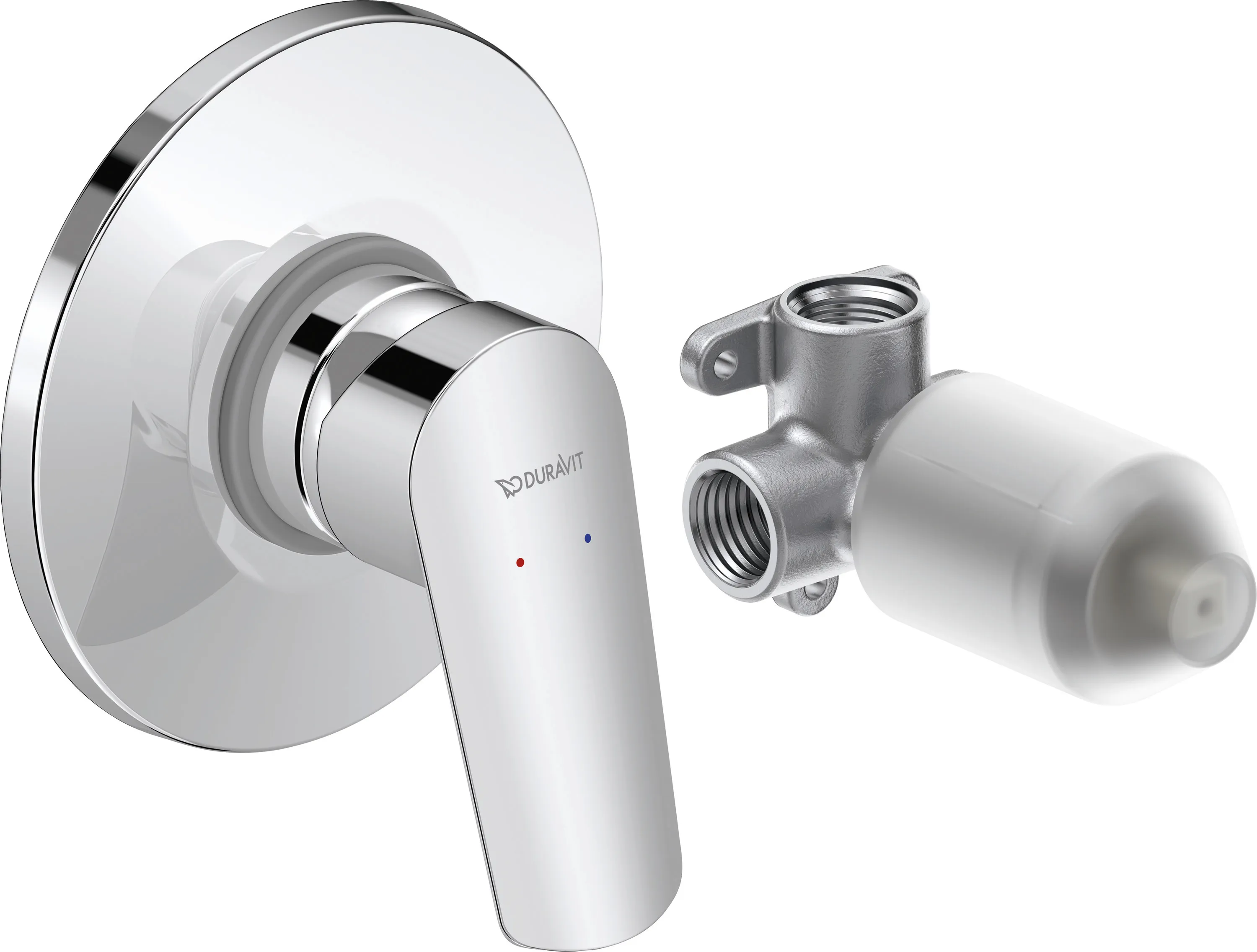 Duravit Einhand-Unterputz-Armatur „No.1“ in Chrom Duravit Einhand-Unterputz-Armatur „No.1“ in Chrom