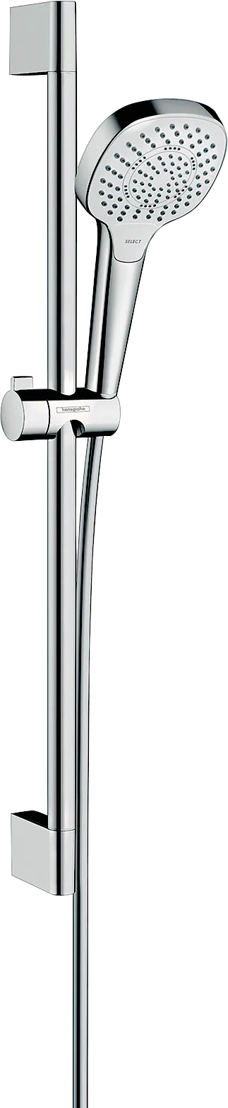 Brausenset Croma Select E Multi EcoSmart/Unica 650mm weiss/chrom