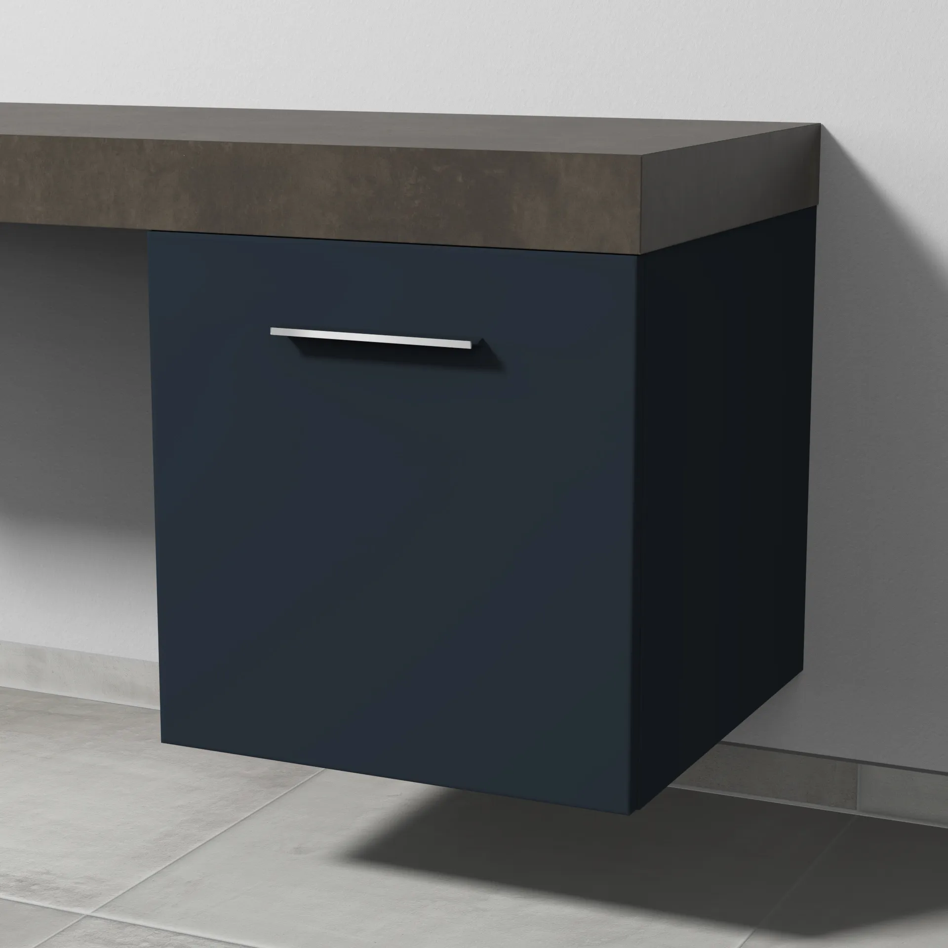 Sanipa Anbauschrank „2morrow“ 500 × 510 × 520 mm in Marine (matt)