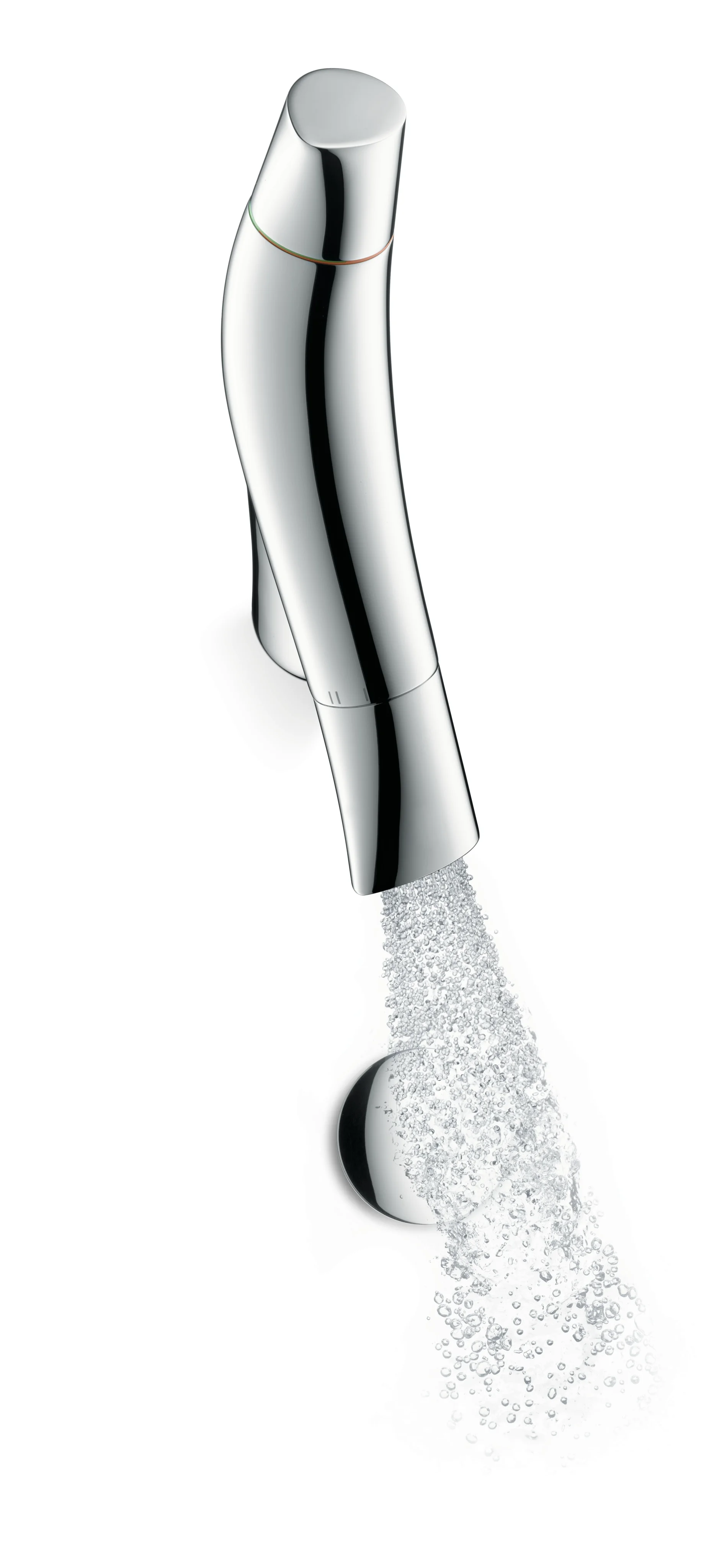 Hansgrohe AXOR Starck Organic 2-Griff Waschtischmischer Chrom, ComfortZone 80, Ausladung 116 mm, Auslaufhöhe 83 mm, Zylindergriff, Brausestrahl, max. Durchfluss 3,5 l/min