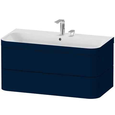 Duravit Waschtischunterschrank c-shaped Set wandhängend „Happy D.2 Plus“ 97,5 × 48 × 49 cm