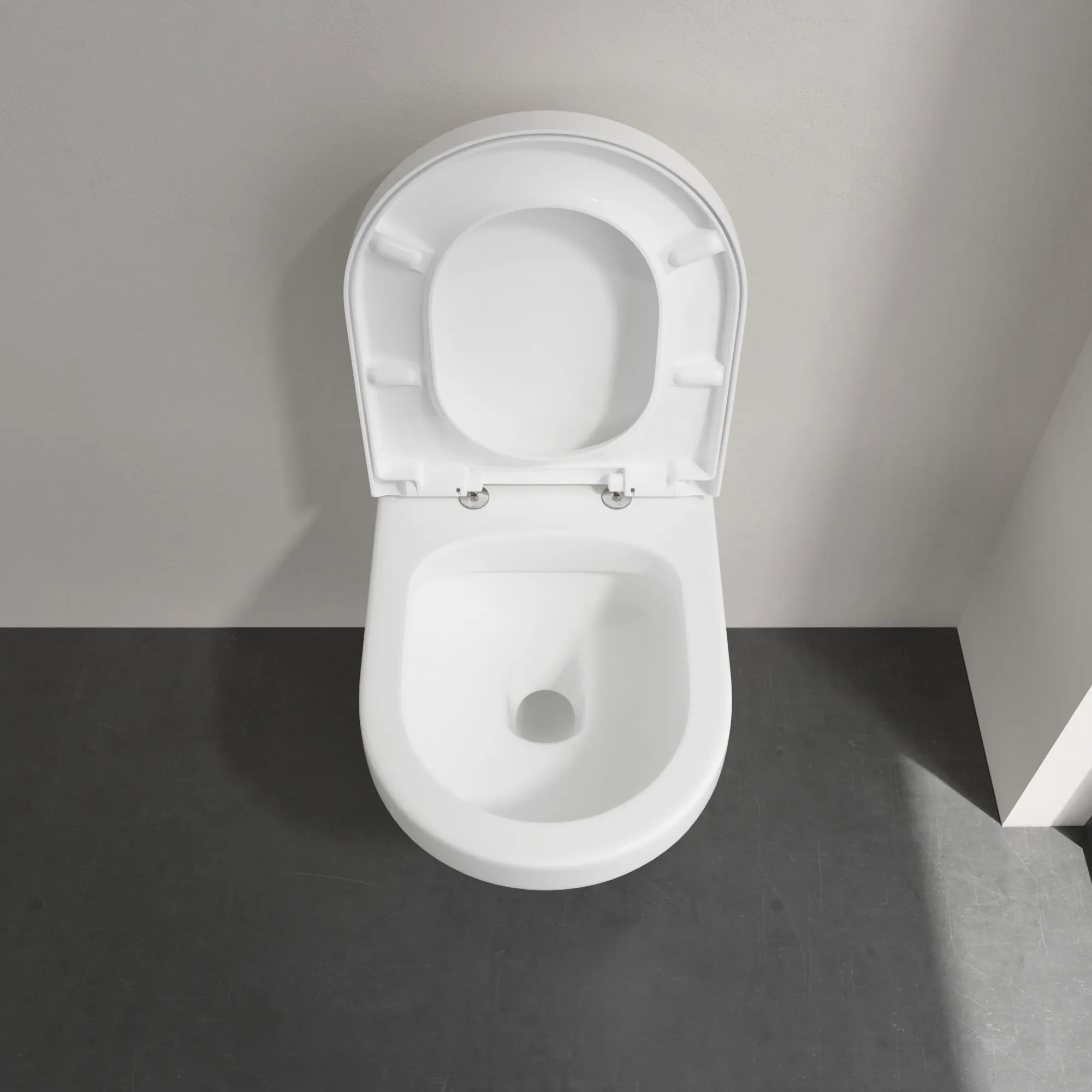 Wand-Tiefspül-WC DirectFlush „Architectura“ 37 × 33 × 53 cm  mit CeramicPlus