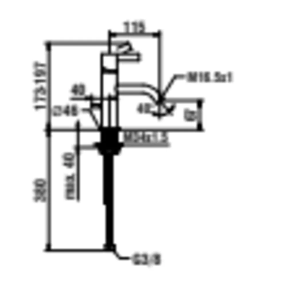 Laufen Waschtisch-Einhebelmischer KARTELL Laufen, 115 mm in Chrom Laufen Waschtisch-Einhebelmischer KARTELL Laufen, 115 mm in Chrom
