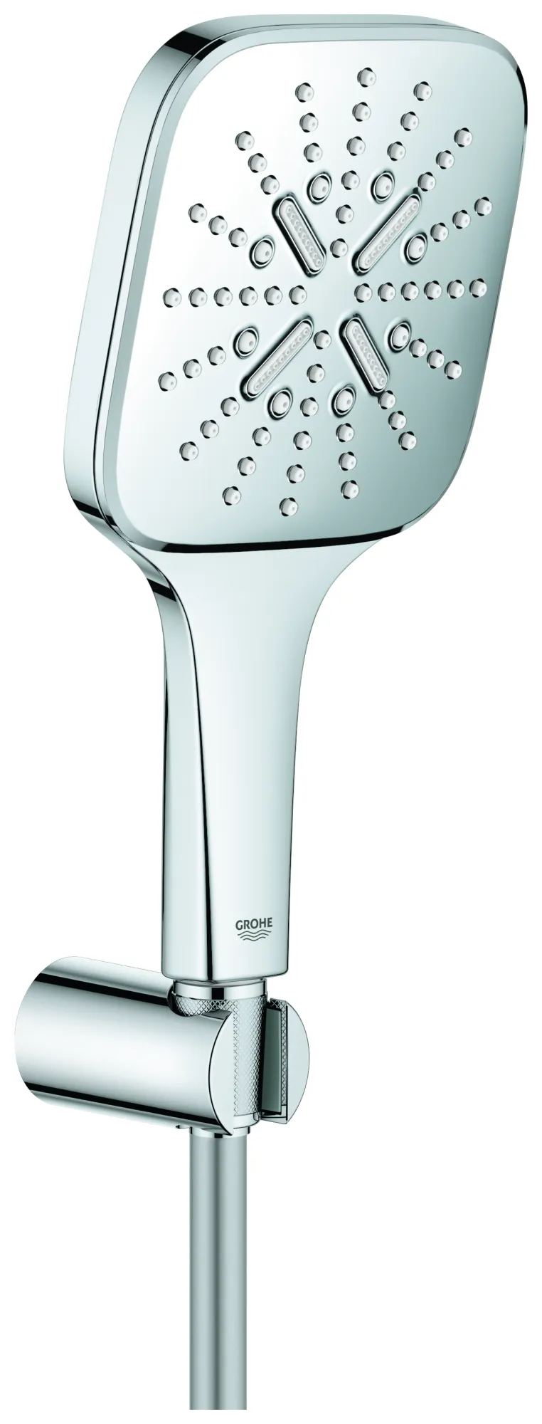 Wandhalterset Rainshower SmartActive 130 Cube 26589, 3 Strahlarten, Wandbrausehalter verstellbar, Brauseschlauch Silverflex 1500 mm, 9,5 l/min Durchflusskonstanthalter, chrom Wandhalterset Rainshower SmartActive 130 Cube 26589, 3 Strahlarten, Wandbrausehalter verstellbar, Brauseschlauch Silverflex 1500 mm, 9,5 l/min Durchflusskonstanthalter, chrom