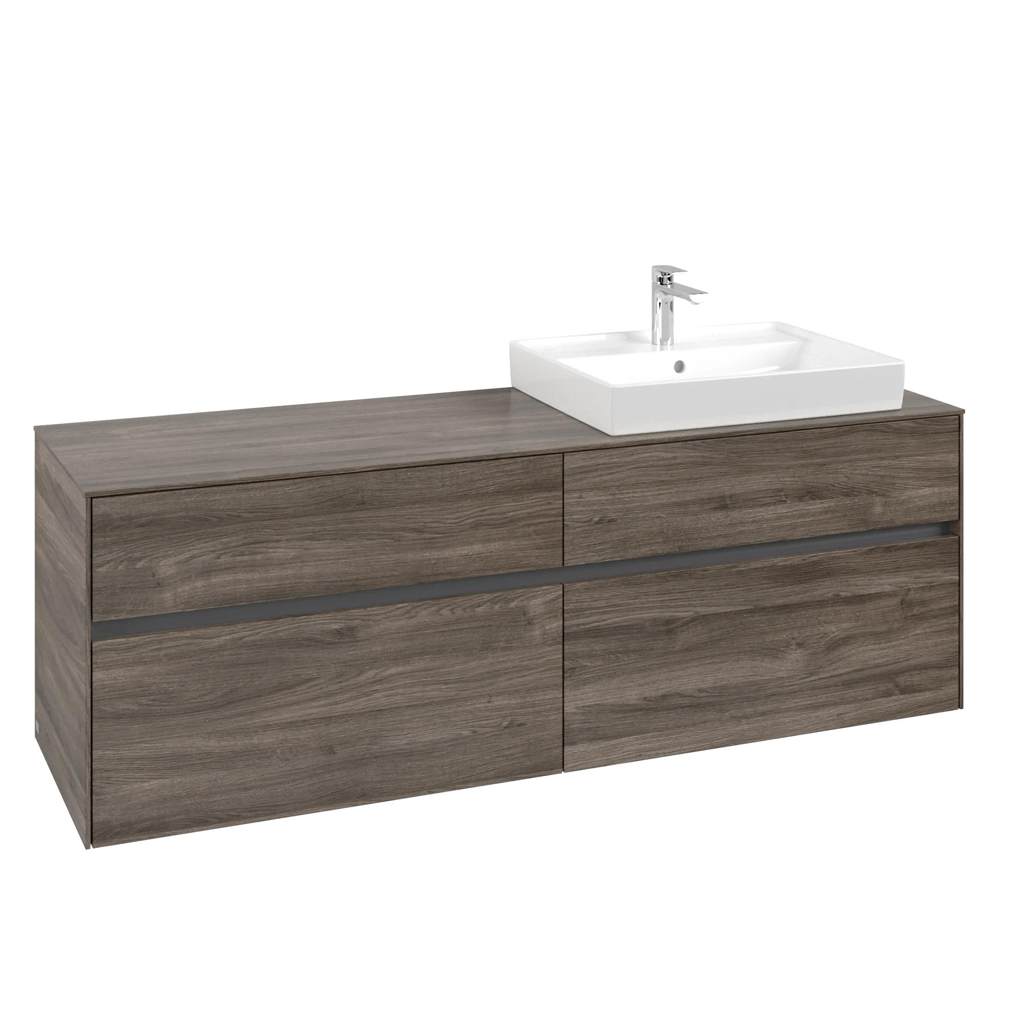 Villeroy & Boch Collaro Waschbeckenunterschrank C02300 1600x548x500mm Stone Oak