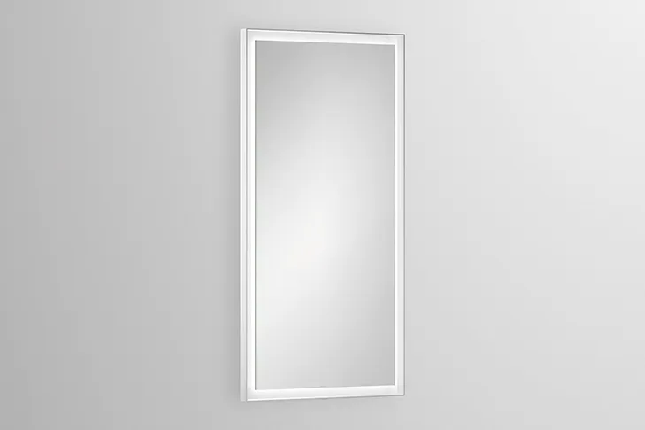 Alape Spiegel „Designspiegel“ 500 × 1000 mm in Weiß