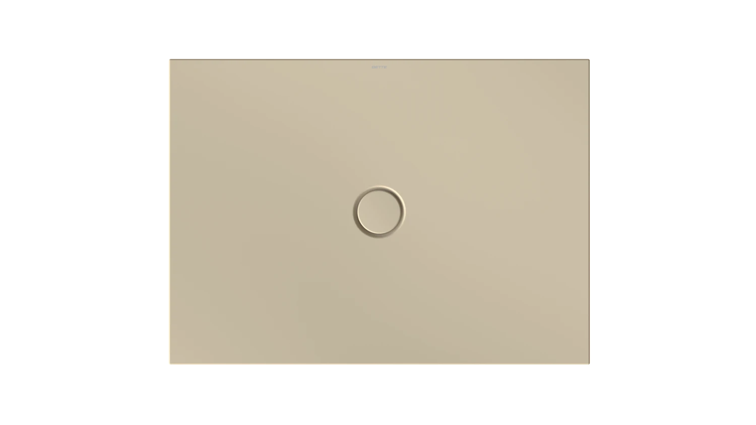 Bette rechteck Duschwanne „BetteFloor“ 1100 × 800 mm ohne Oberflächenbeschichtung, ohne Oberflächenveredelung, ohne Wannenträger, in Sand