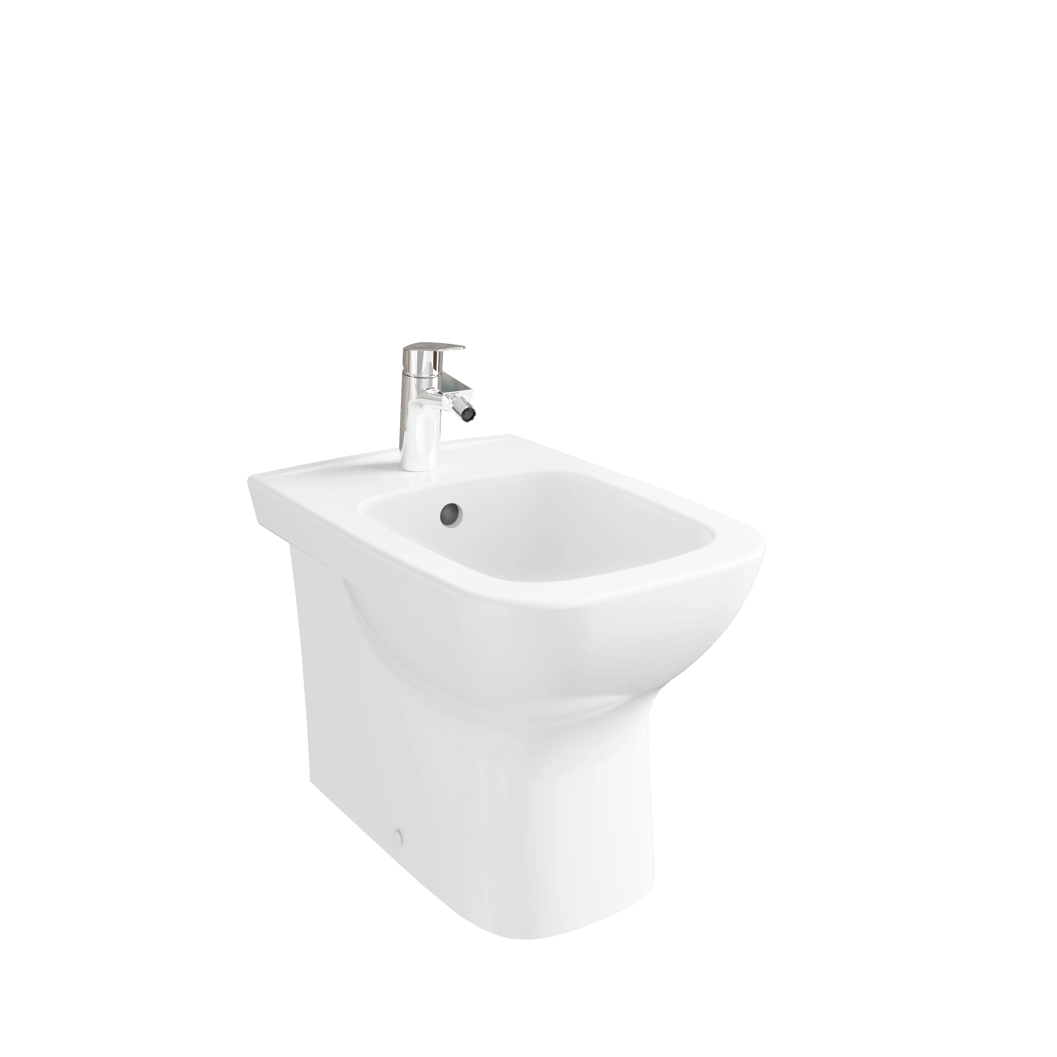 New S20 Square Stand-Bidet 36 x 52 cm (BxT) Weiß Hochglanz New S20 Square Stand-Bidet 36 x 52 cm (BxT) Weiß Hochglanz