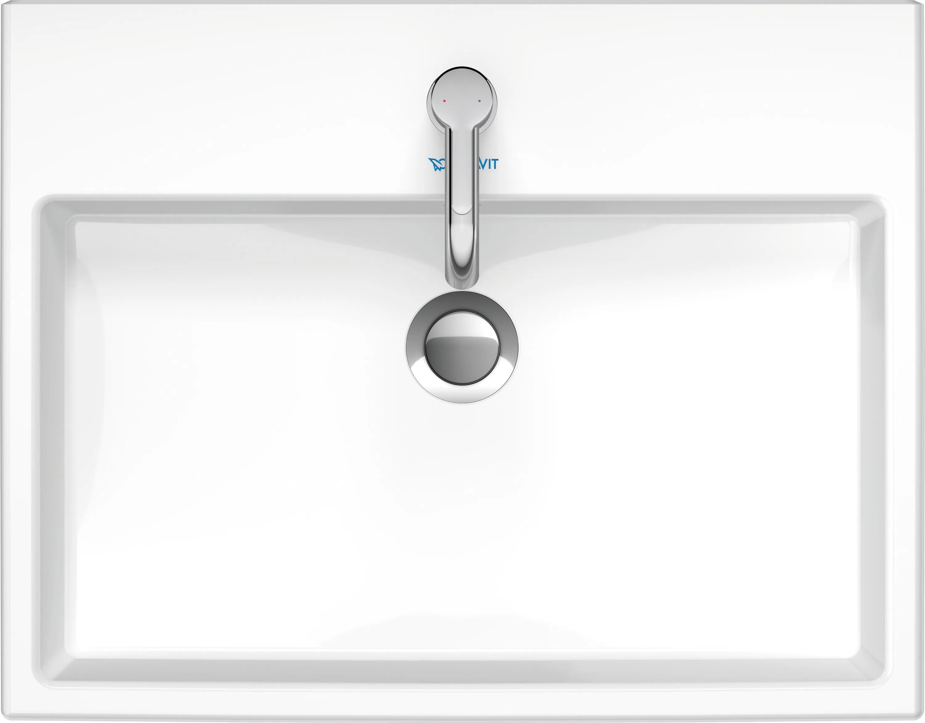 Wandwaschtisch „Vero Air“, mit Überlauf, Hahnlochposition mittig  Wandwaschtisch „Vero Air“, mit Überlauf, Hahnlochposition mittig