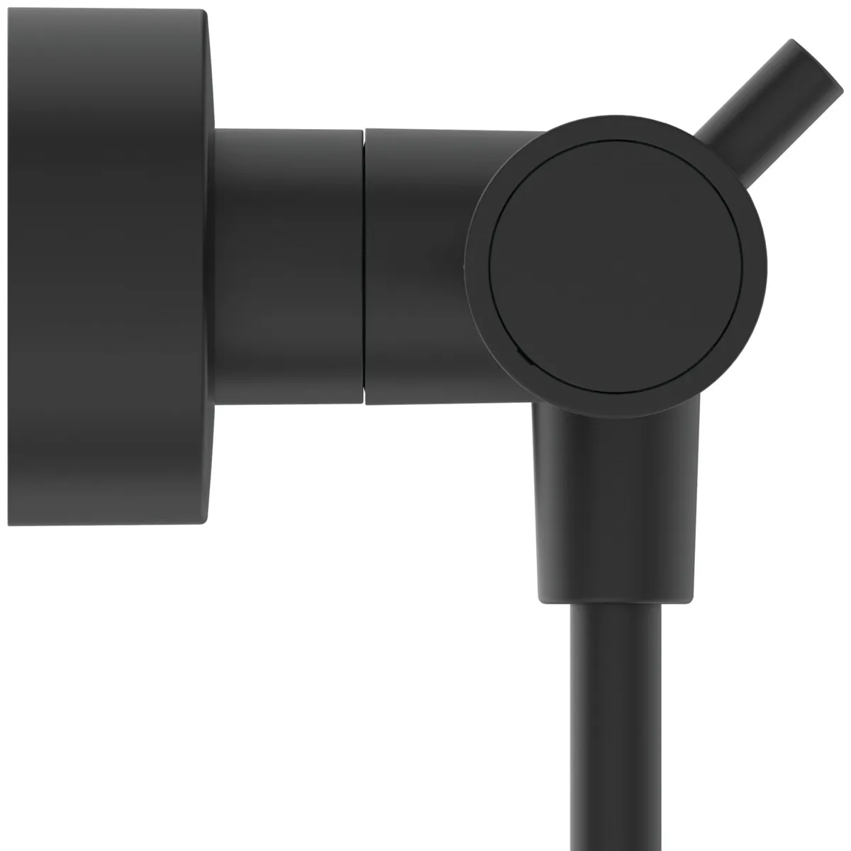 Ideal Standard Brausethermostat Aufputz Ceratherm T125 Pin-Griffe Silk Black