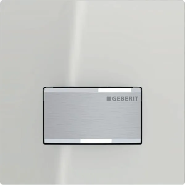 Urinalsteuerung mit pneumatischer Spülauslösung, Typ 50 Betätigungsplatte: sand-grau / Glas Urinalsteuerung mit pneumatischer Spülauslösung, Typ 50 Betätigungsplatte: sand-grau / Glas